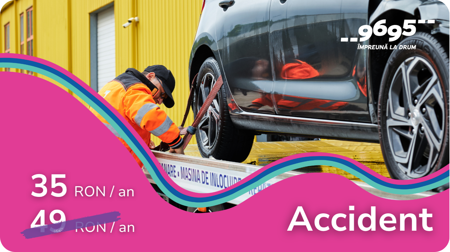 Abonament anual de asistență rutieră ACCIDENT