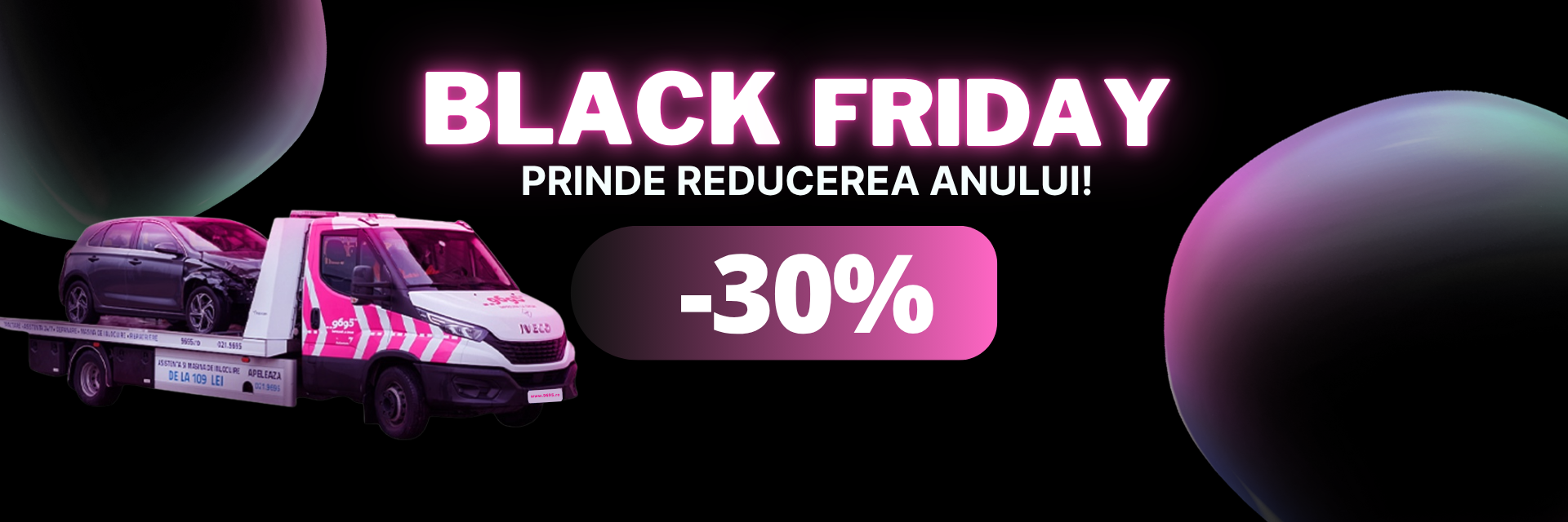 Banner Black Friday website